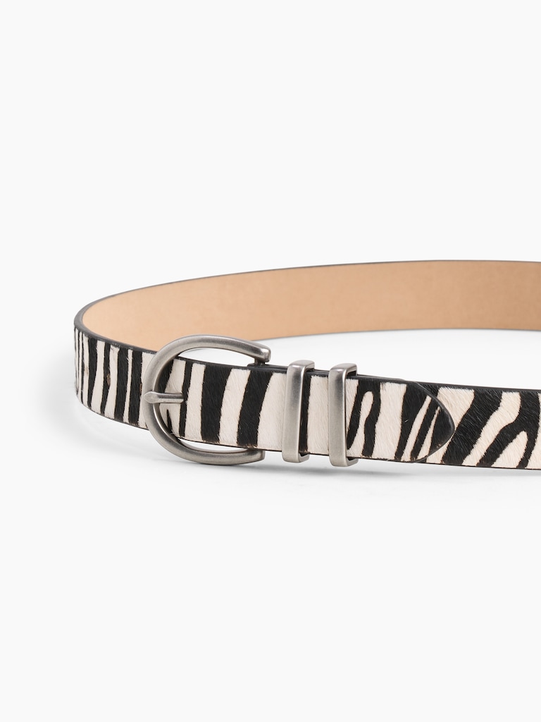 Calf Hair Belt