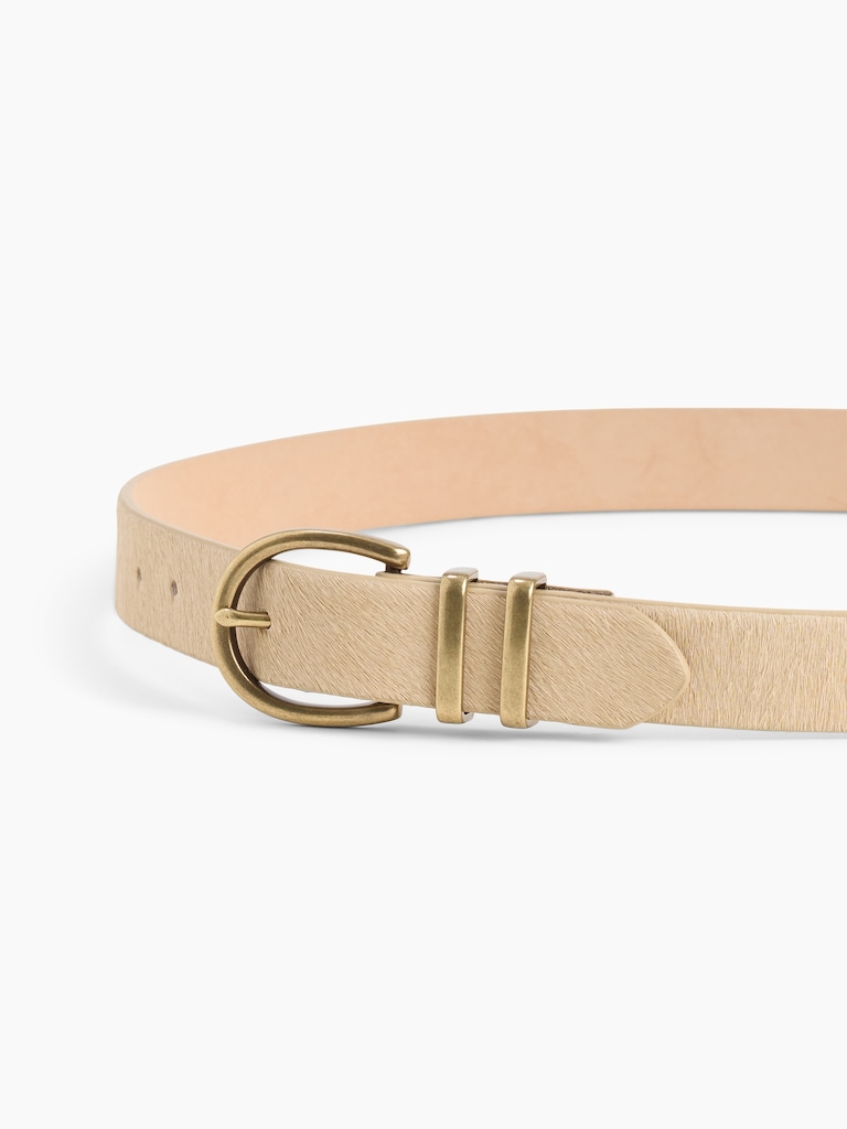 Calf Hair Belt