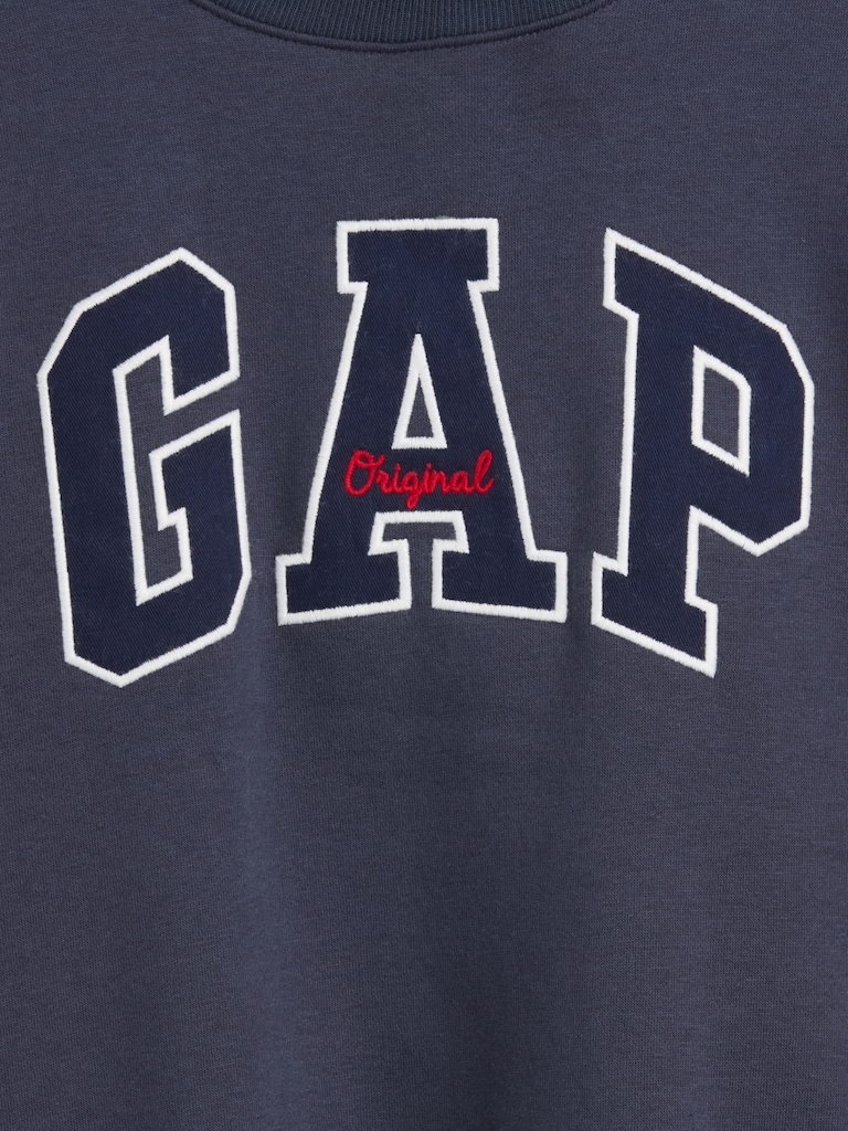 Kids VintageSoft Oversized Mockneck Logo Sweatshirt