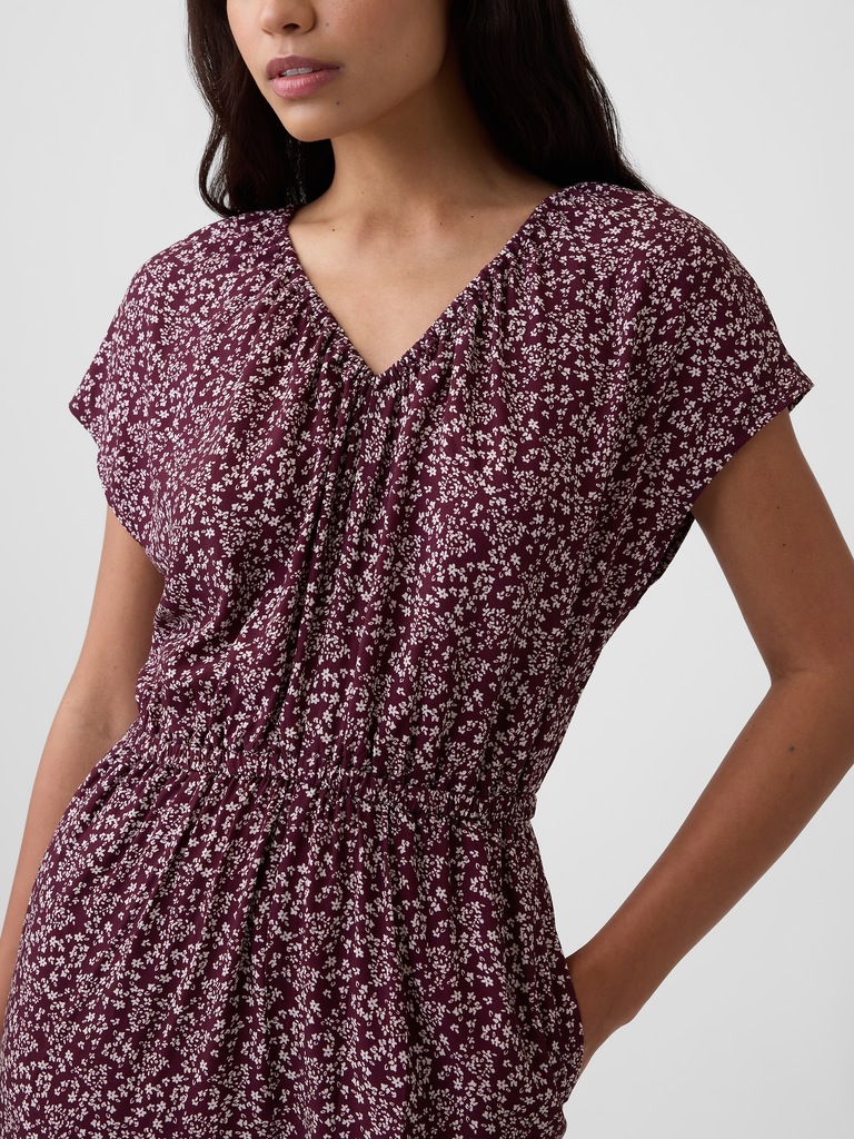 Flutter Sleeve Wide-Leg Jumpsuit