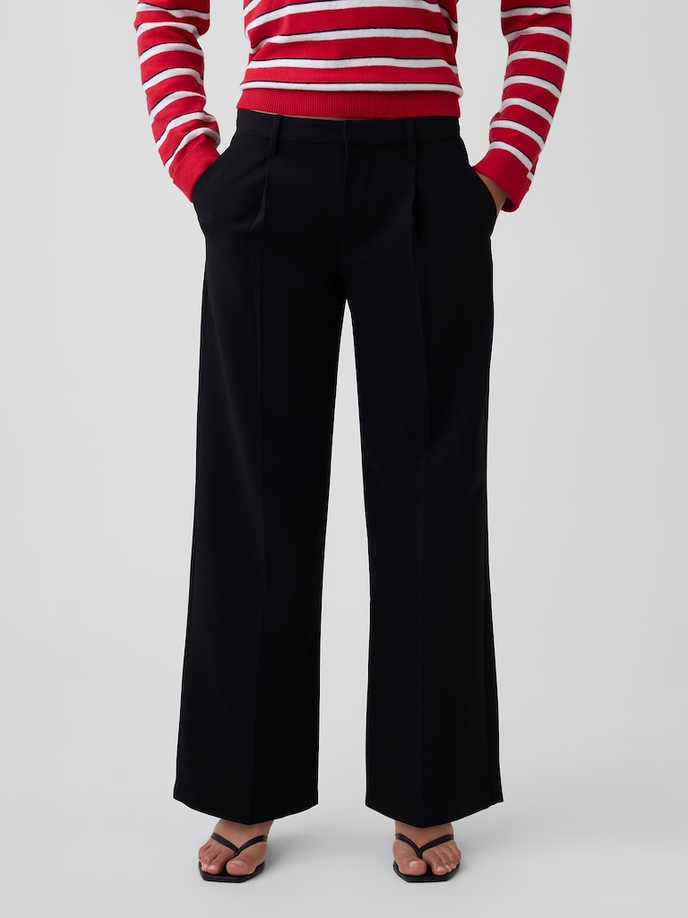 100% Recycled Easy Crepe Trousers