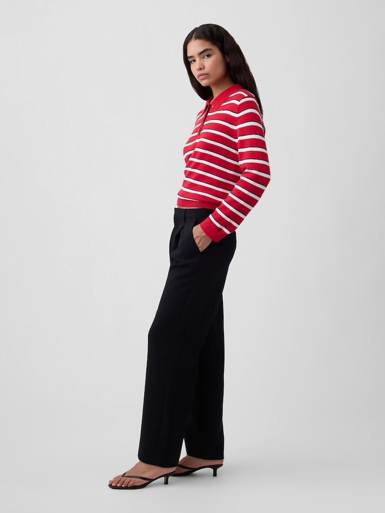100% Recycled Easy Crepe Trousers