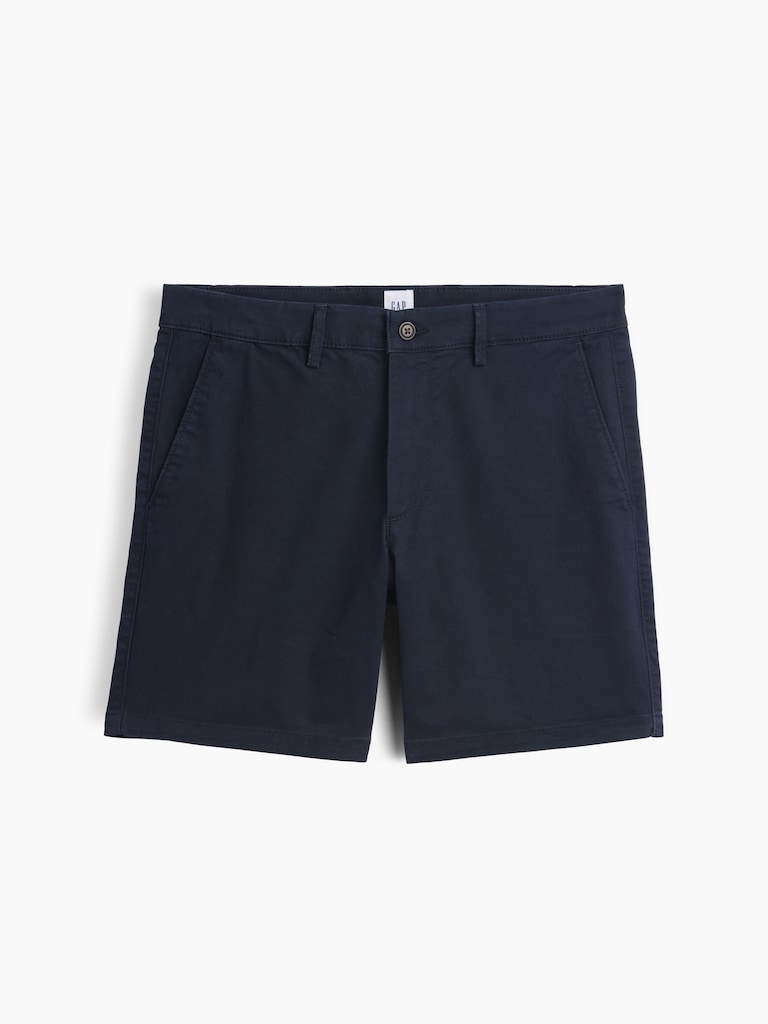 7" Essential Khaki Shorts