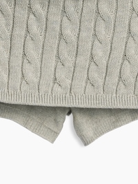 Kids 100% Cotton Cable-Knit Sweater Skort