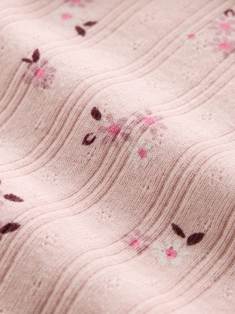 Kids Pointelle Rib Cardigan