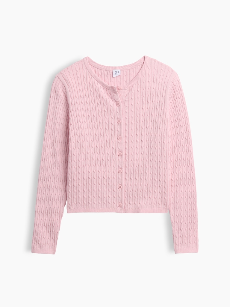 Kids Cable-Knit Cardigan