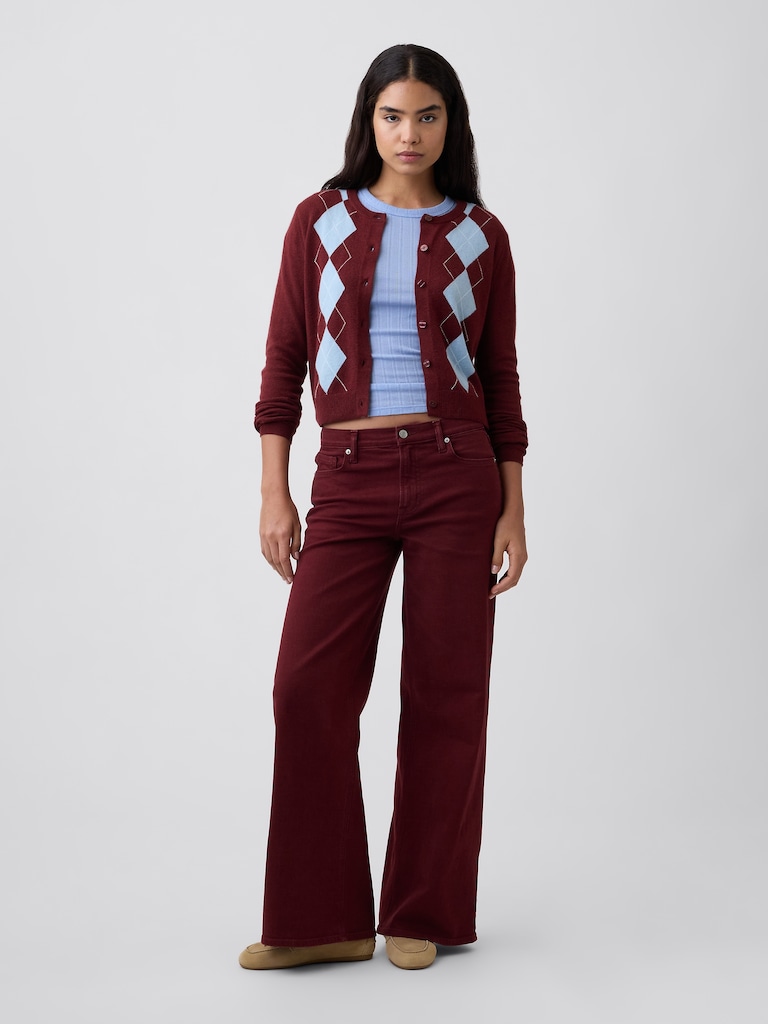 CashSoft Crewneck Cardigan