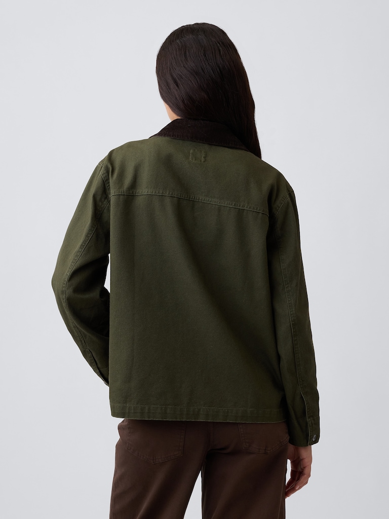 Relaxed Canvas Barn Jacket