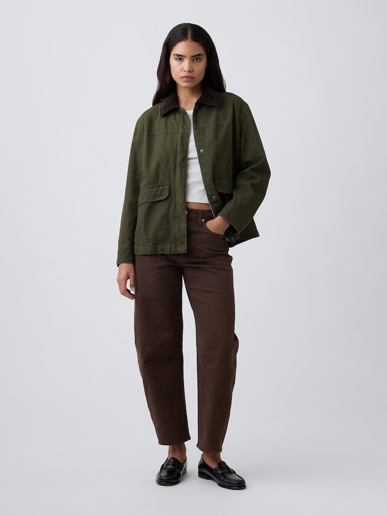 Relaxed Canvas Barn Jacket