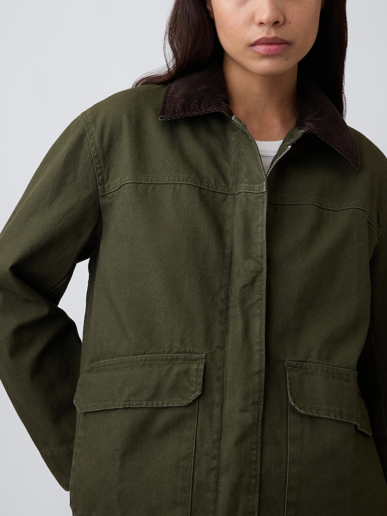 Relaxed Canvas Barn Jacket