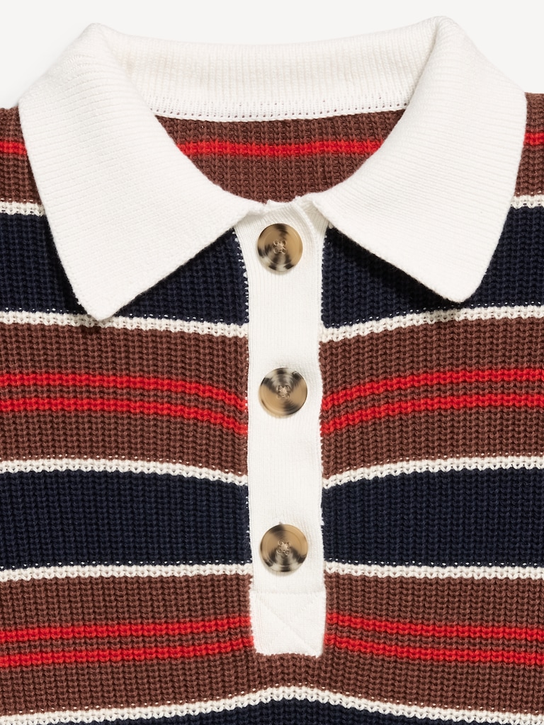Shaker Polo Sweater