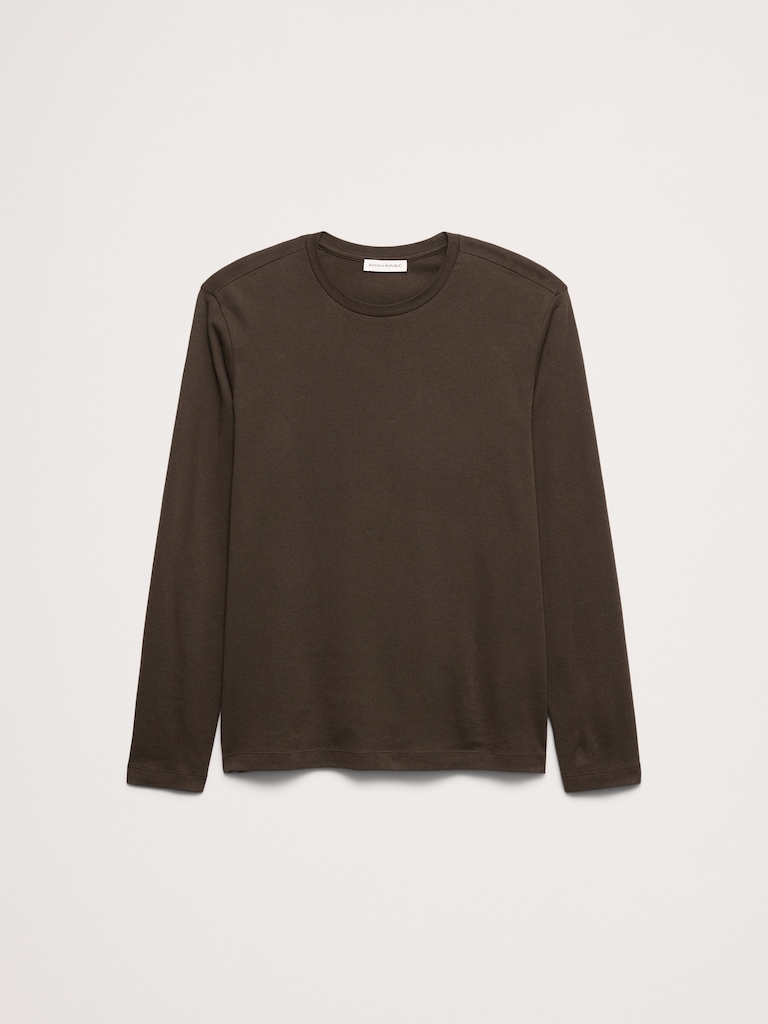 Luxury-Touch Long-Sleeve T-Shirt