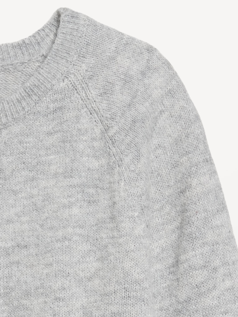 Slouchy Crew-Neck Cardigan