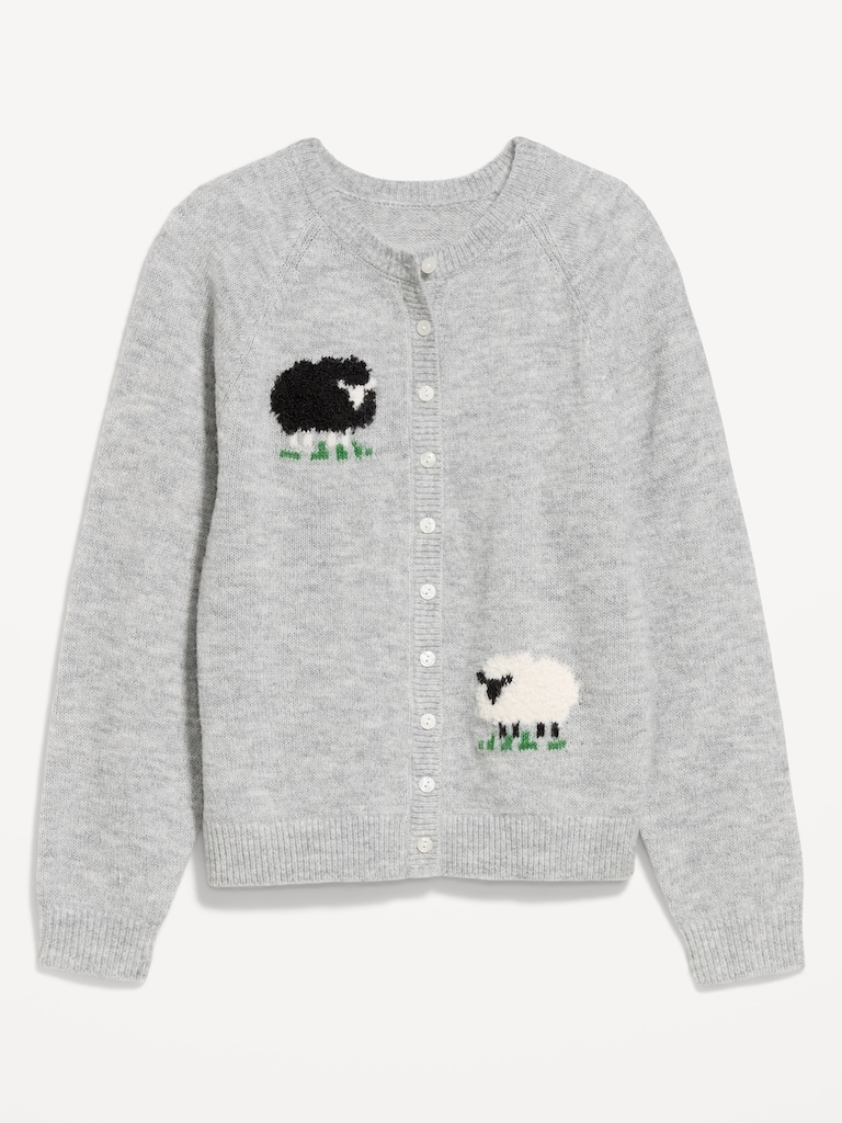 Slouchy Crew-Neck Cardigan