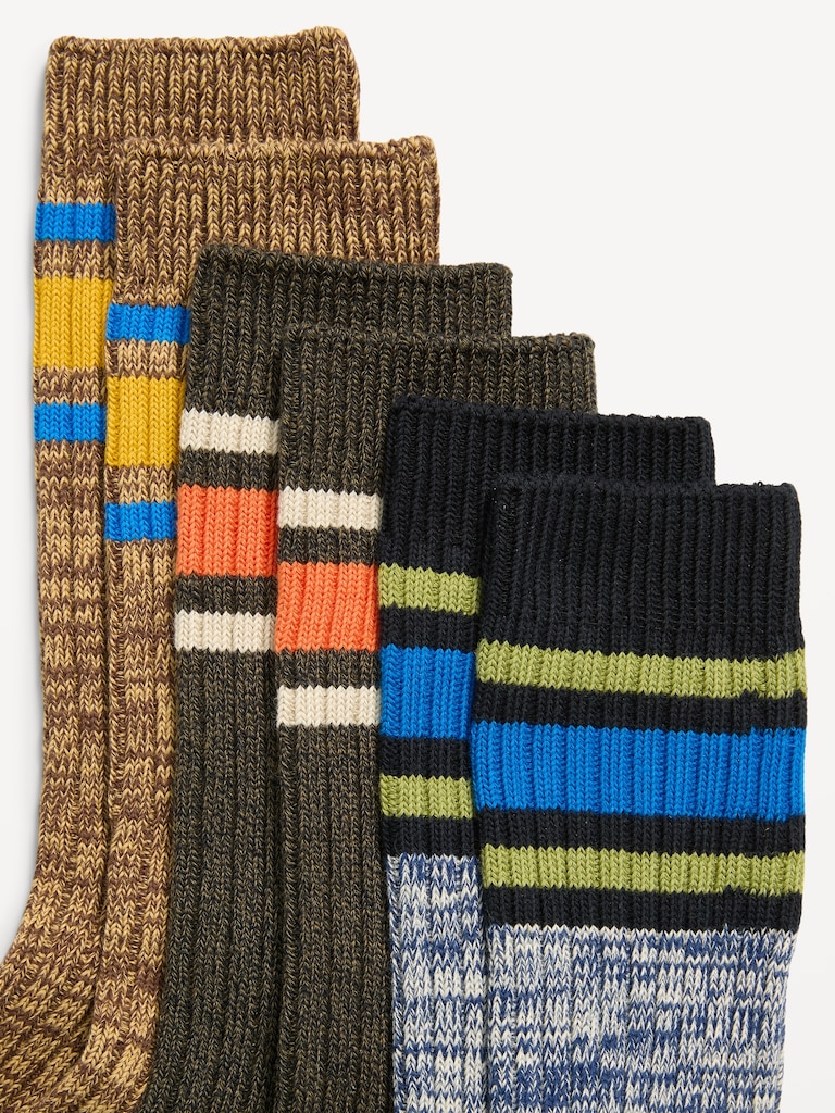 Marled Boot Socks 3-Pack