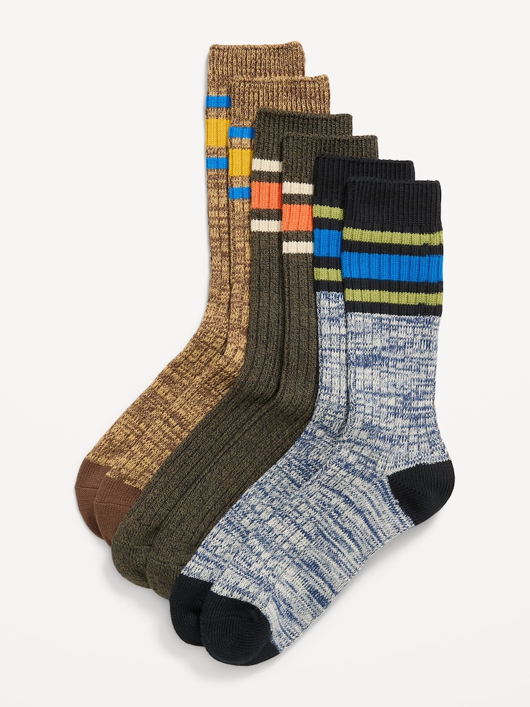 Marled Boot Socks 3-Pack