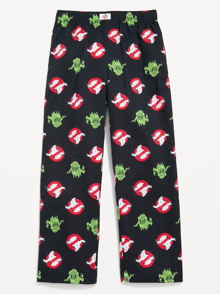Ghostbusters™ Gender-Neutral Flannel Pajama Pants for Kids