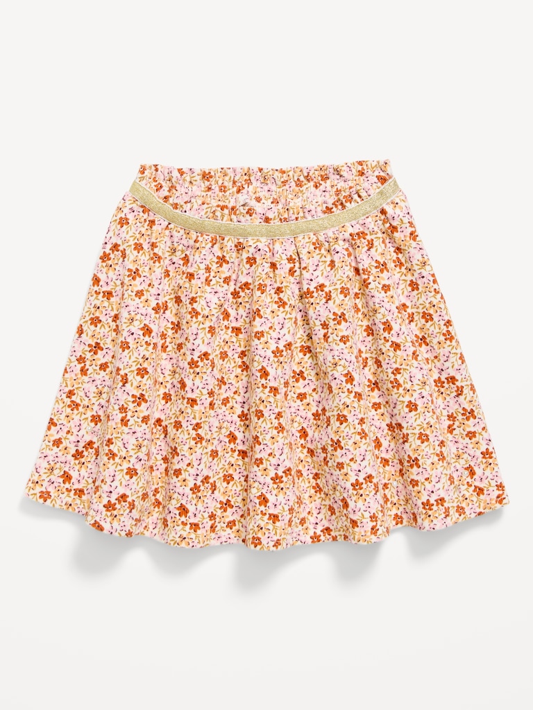 Pleated Corduroy Skort for Toddler Girls