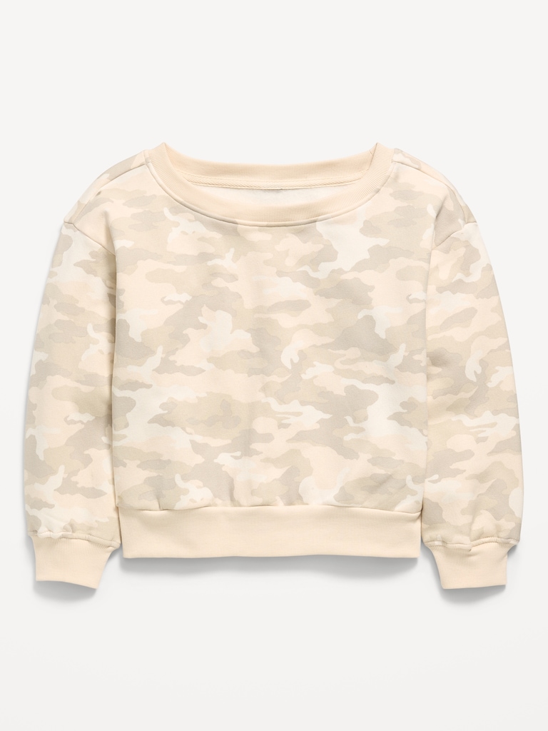 Off-Shoulder Sweatshirt for Girls