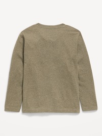 Softest Long-Sleeve Henley T-Shirt for Boys