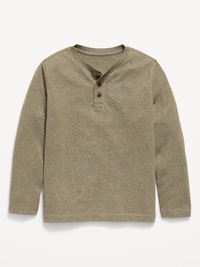 Softest Long-Sleeve Henley T-Shirt for Boys