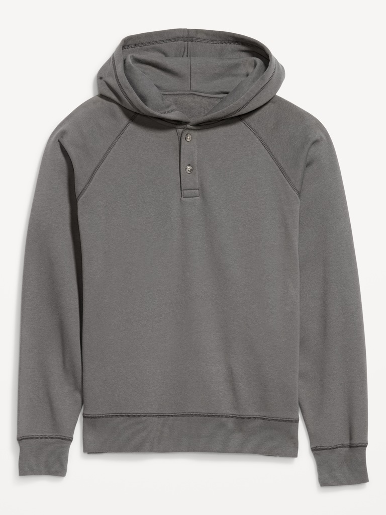 Henley Pullover Hoodie