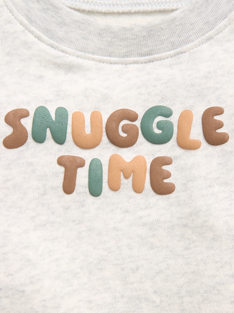 Long-Sleeve Sweatshirt and Sweatpants Set for Baby