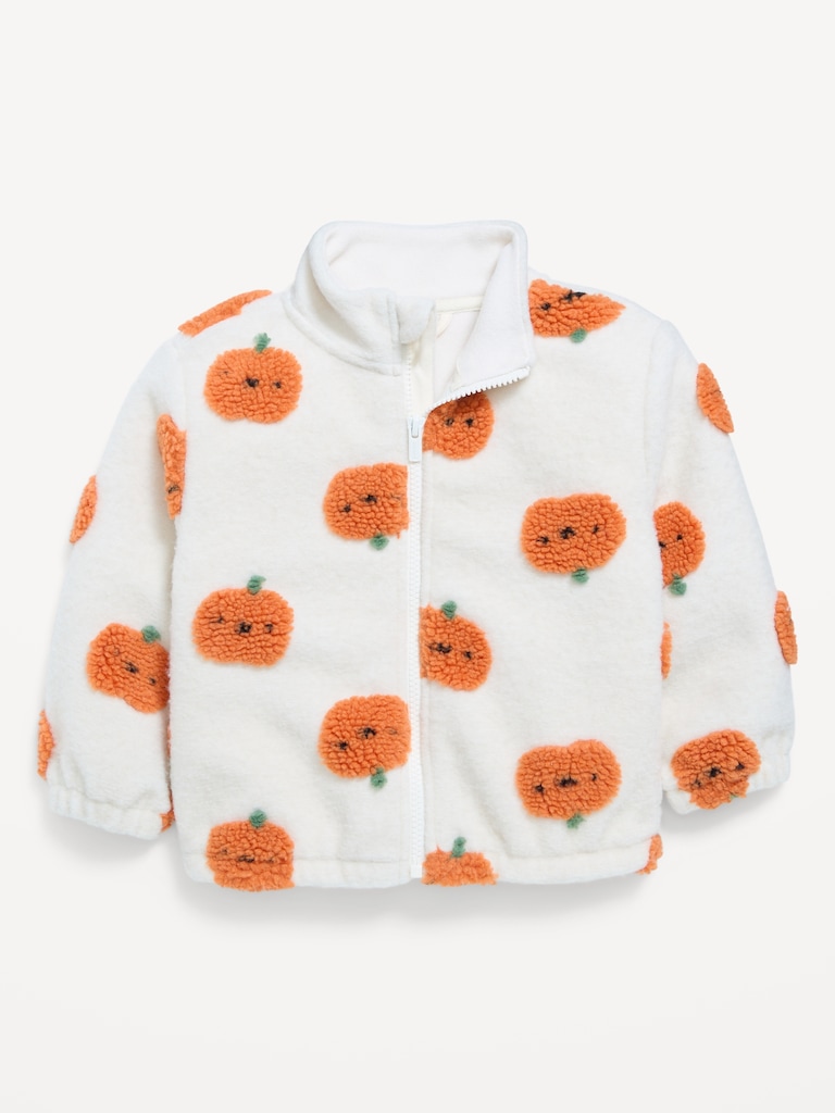 Printed Sherpa Full-Zip Jacket for Toddler Girls
