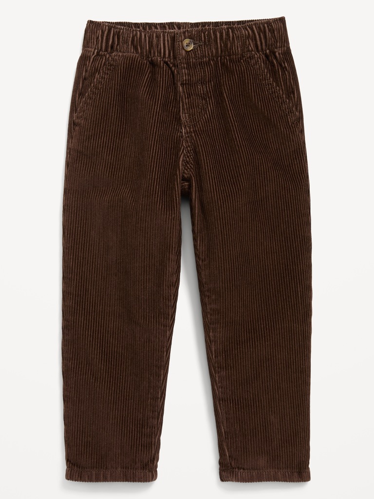 Tapered Pull-On Corduroy Pants for Toddler Boys