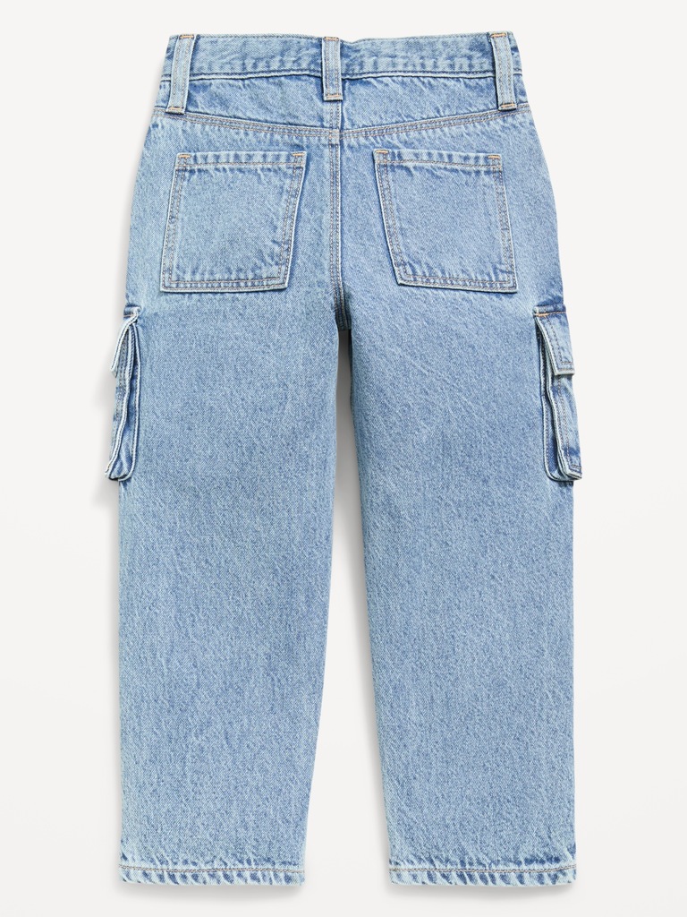 Super Baggy Barrel-Leg Cargo Jeans for Toddler Boys