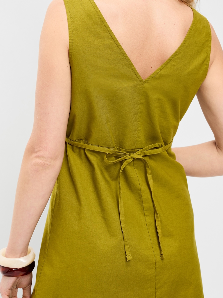 Sleeveless A-Line Mini Dress