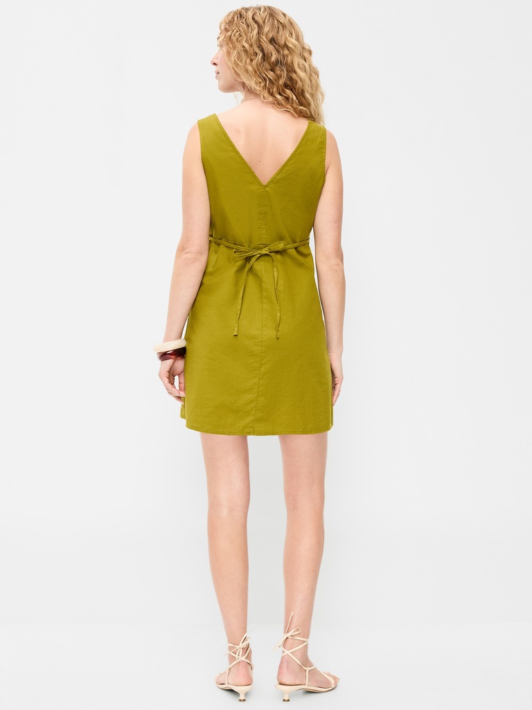 Sleeveless A-Line Mini Dress