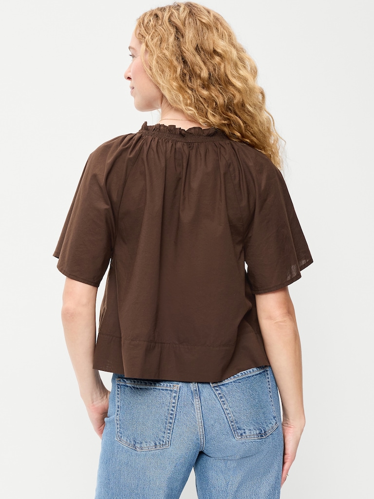 Loose Short-Sleeve Top