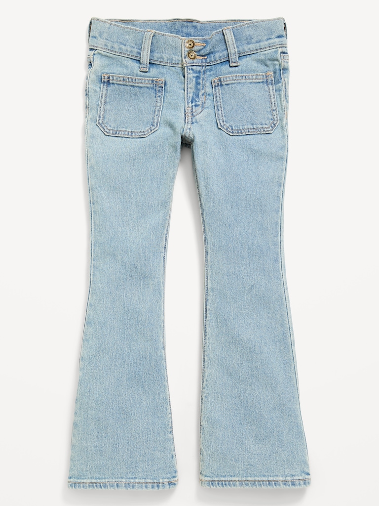 Low-Rise Flare-Leg Jeans for Girls