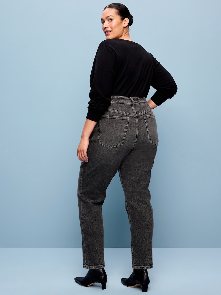 High-Waisted OG Straight Ankle Jeans