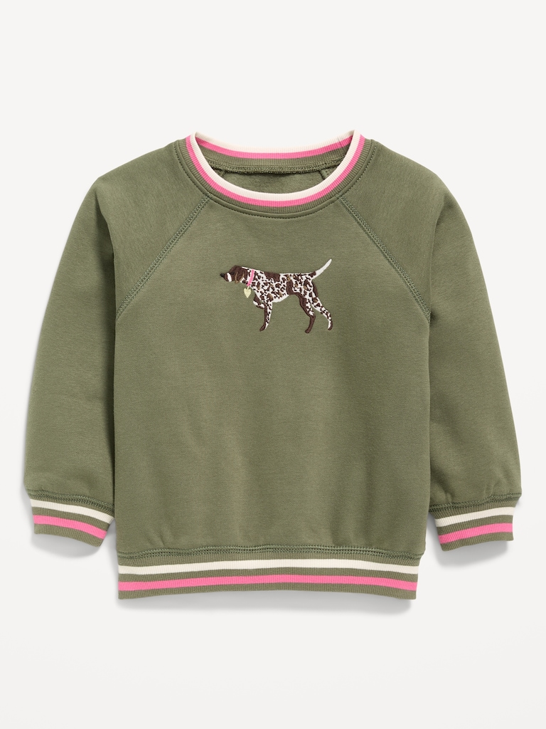Long-Sleeve Graphic Sweatshirt for Toddler Girls