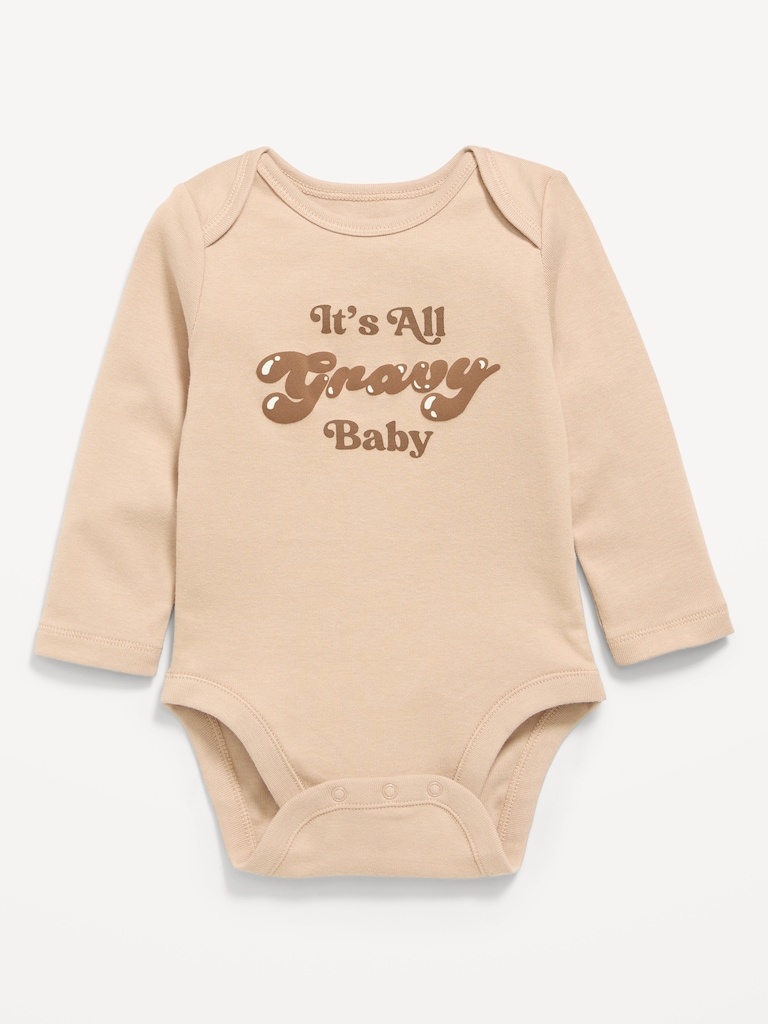 Long-Sleeve Graphic Bodysuit for Baby
