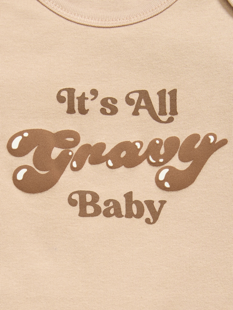Long-Sleeve Graphic Bodysuit for Baby