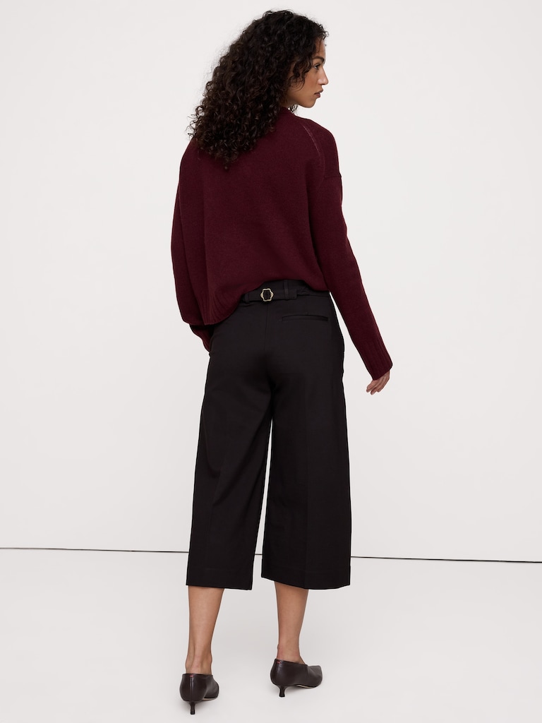 High-Rise Ponte Culotte