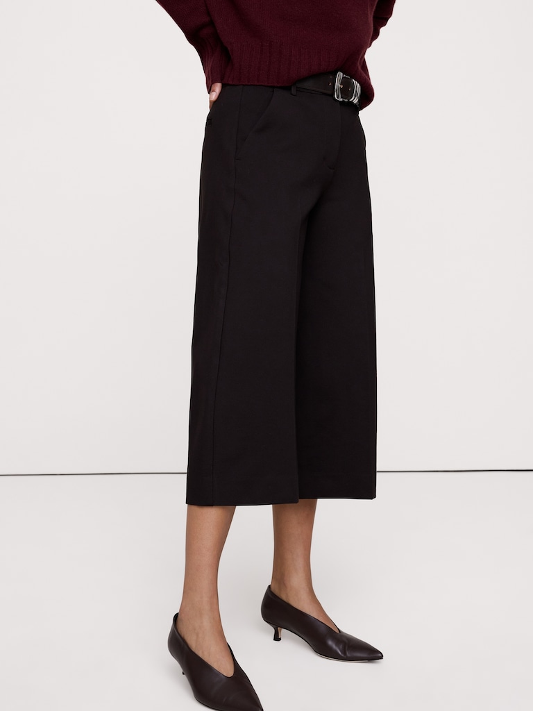 High-Rise Ponte Culotte