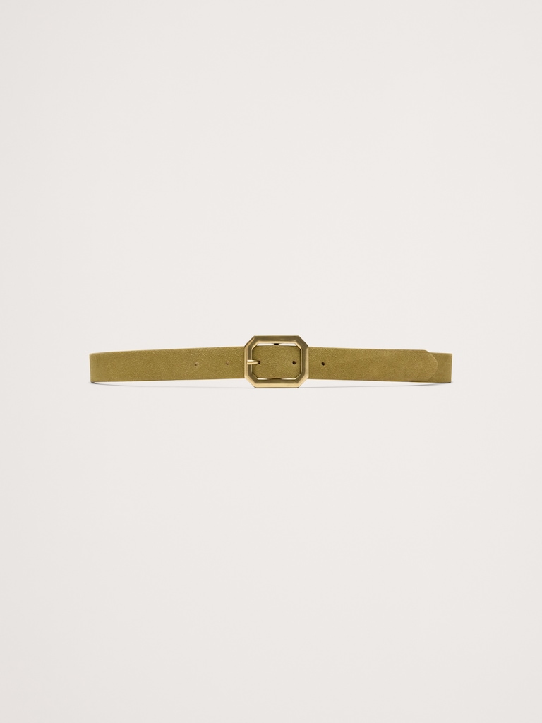 Geometric-Buckle Belt