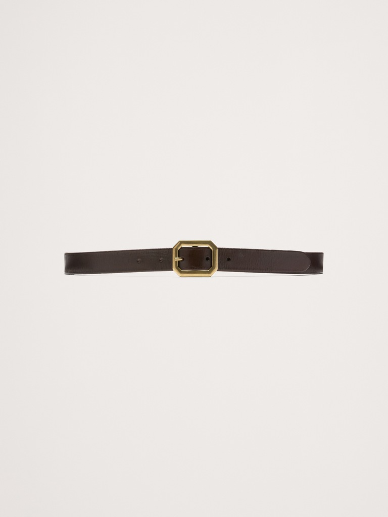 Geometric-Buckle Belt