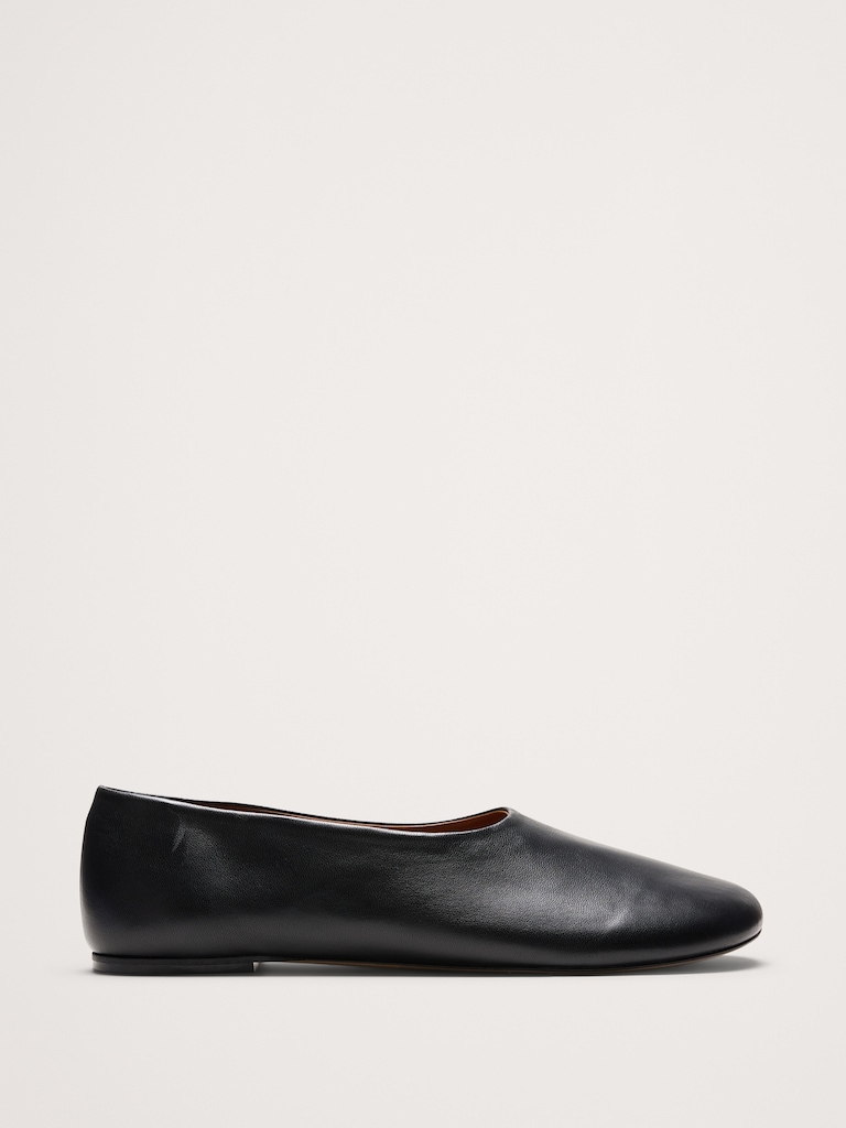 Italian Leather Ballet Flat