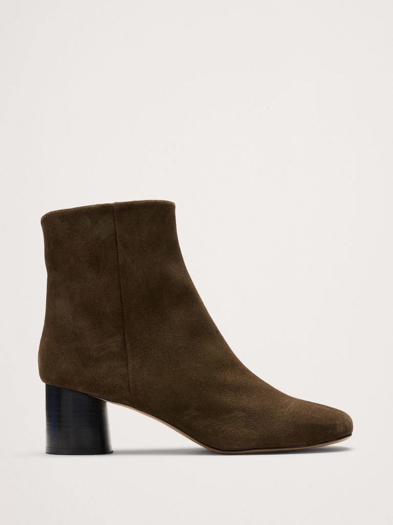 Italian Block-Heel Bootie