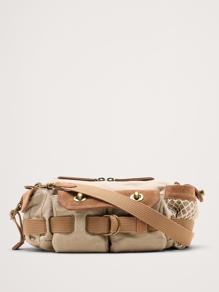 Canvas Explorer Crossbody Bag