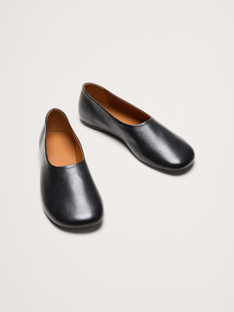 Italian Leather Ballet Flat