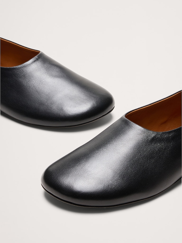 Italian Leather Ballet Flat