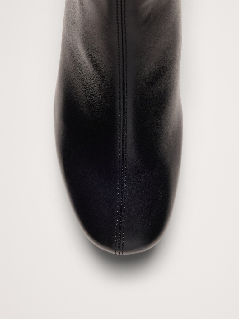 Italian Block-Heel Bootie