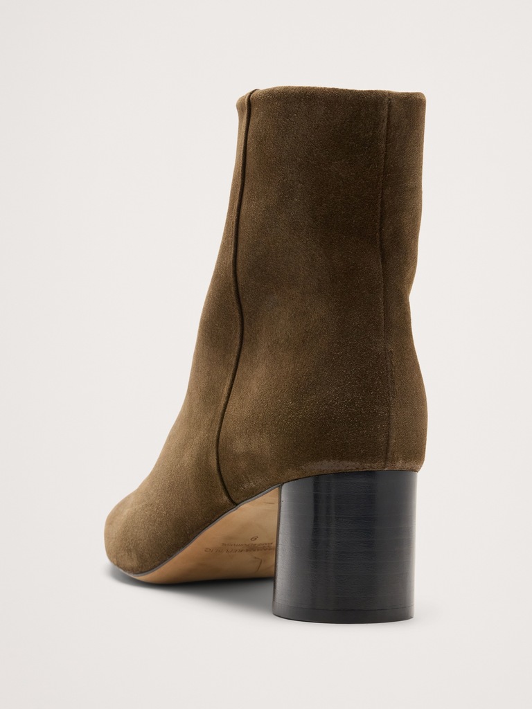 Italian Block-Heel Bootie