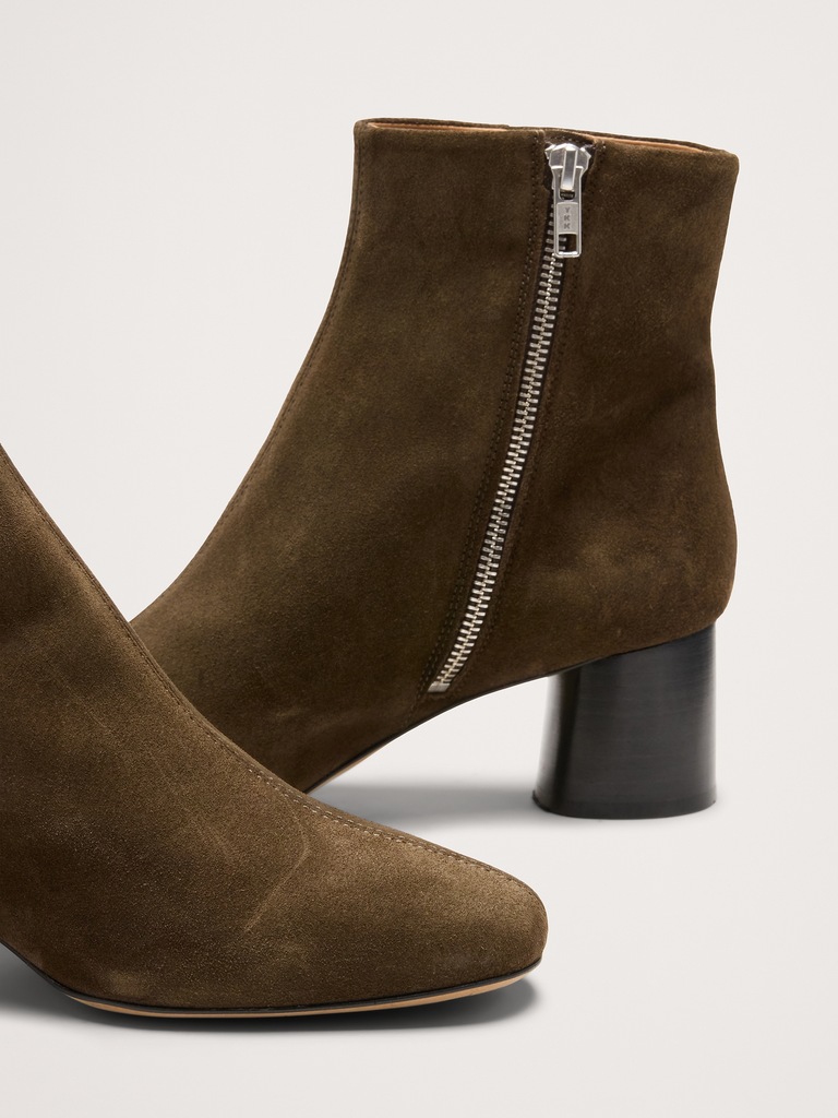 Italian Block-Heel Bootie